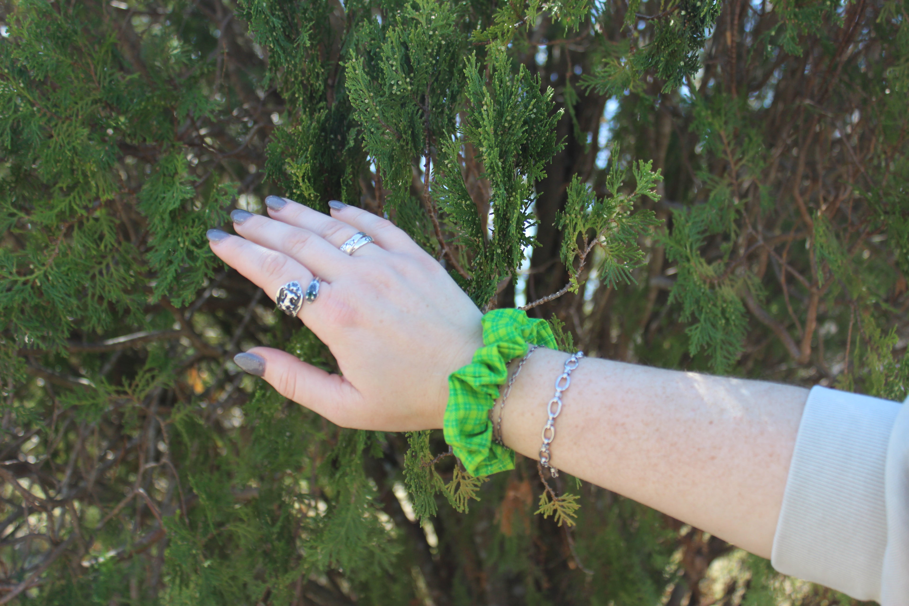 Lucky Pickle Matching Hair Scrunchie