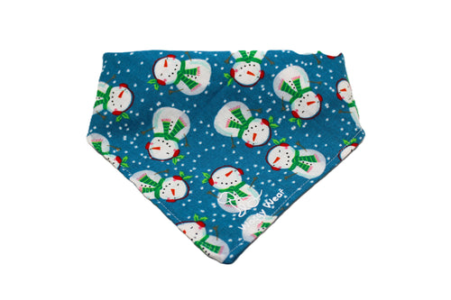 Snowman Season – Tie-On Dog Bandana