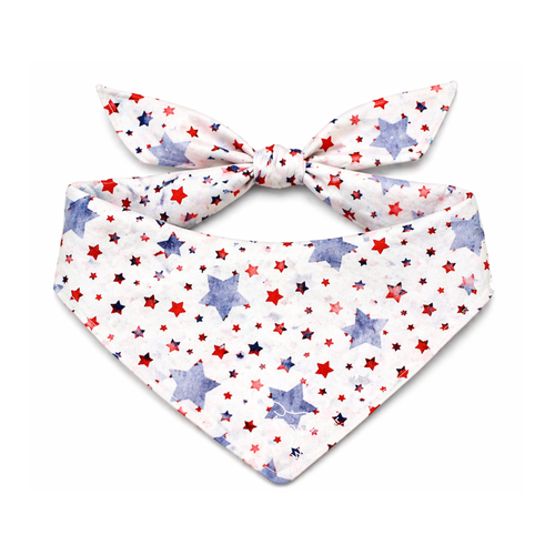 Star Spangled Pup – Summer Tie-On Dog Bandana