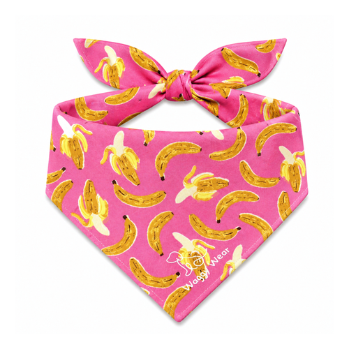 Go Bananas – Tie-On Dog Bandana