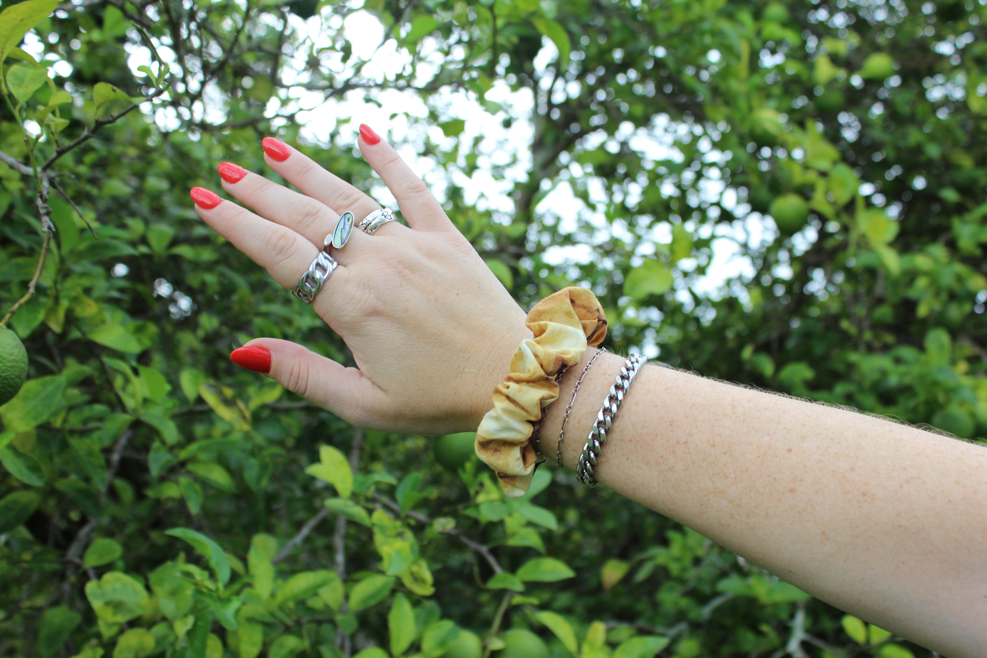 Couch Potato Matching Hair Scrunchie - Dreamy Tea
