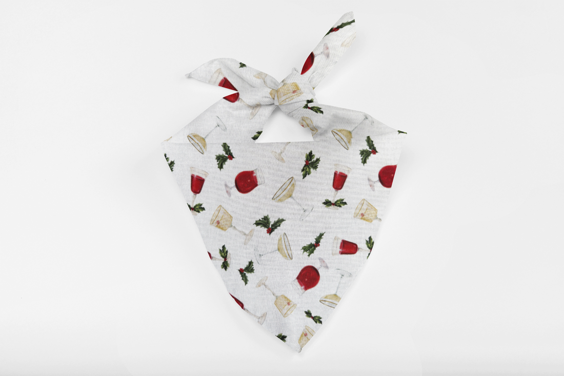 Holiday Cheer – Christmas Tie-On Dog Bandana