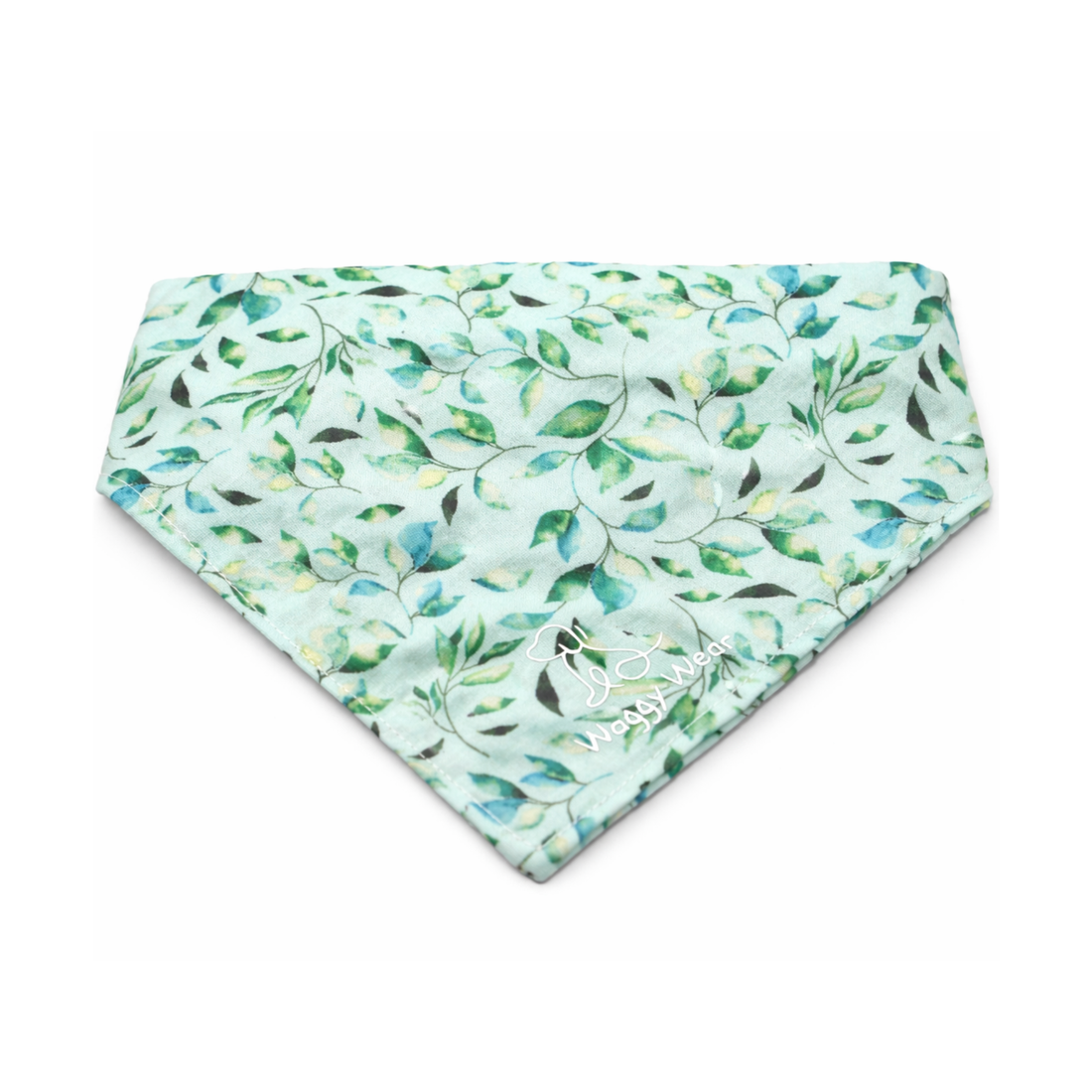 Leafy Breeze – Summer Tie-On Dog Bandana