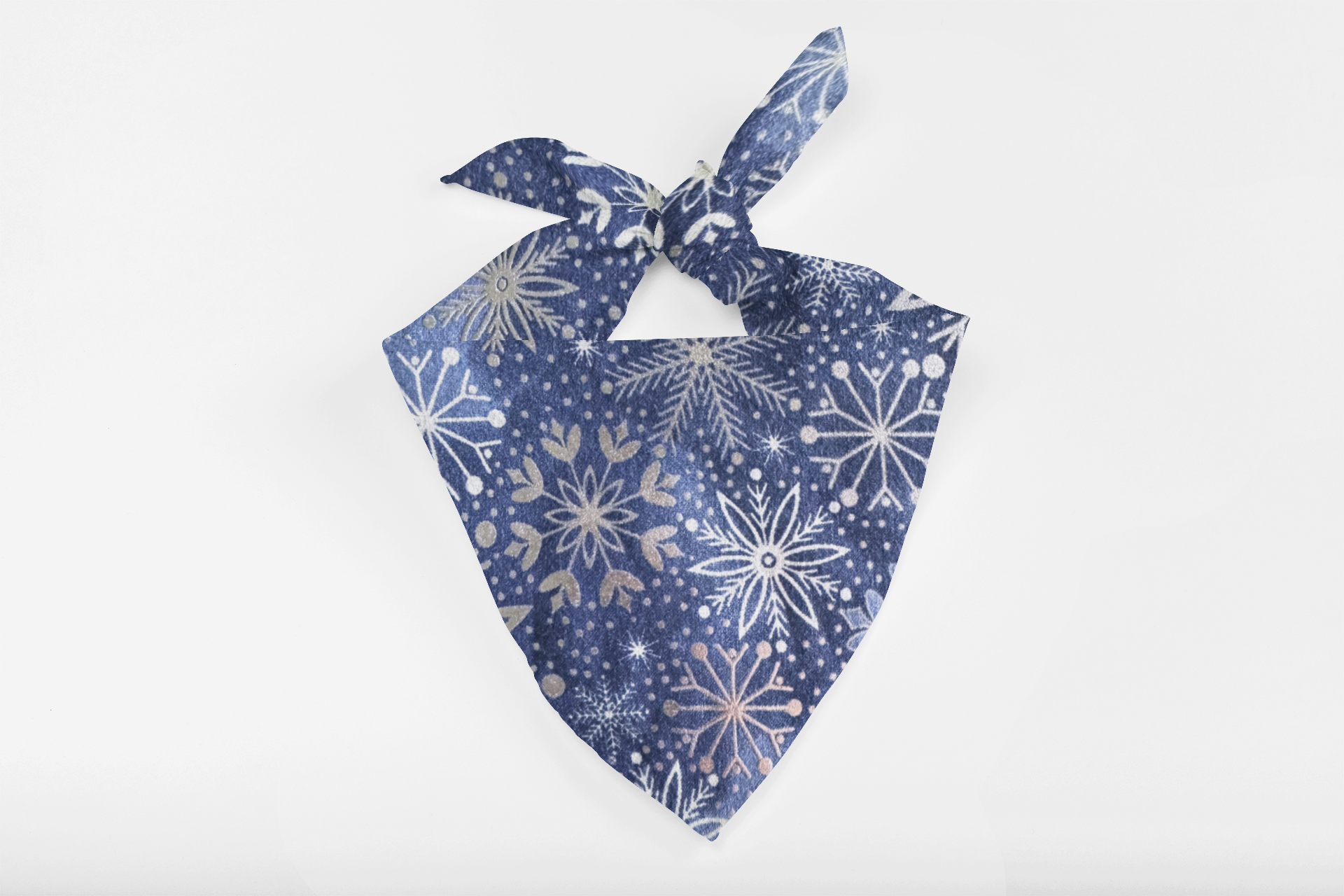 Winter Blizzard – Christmas Tie-On Dog Bandana