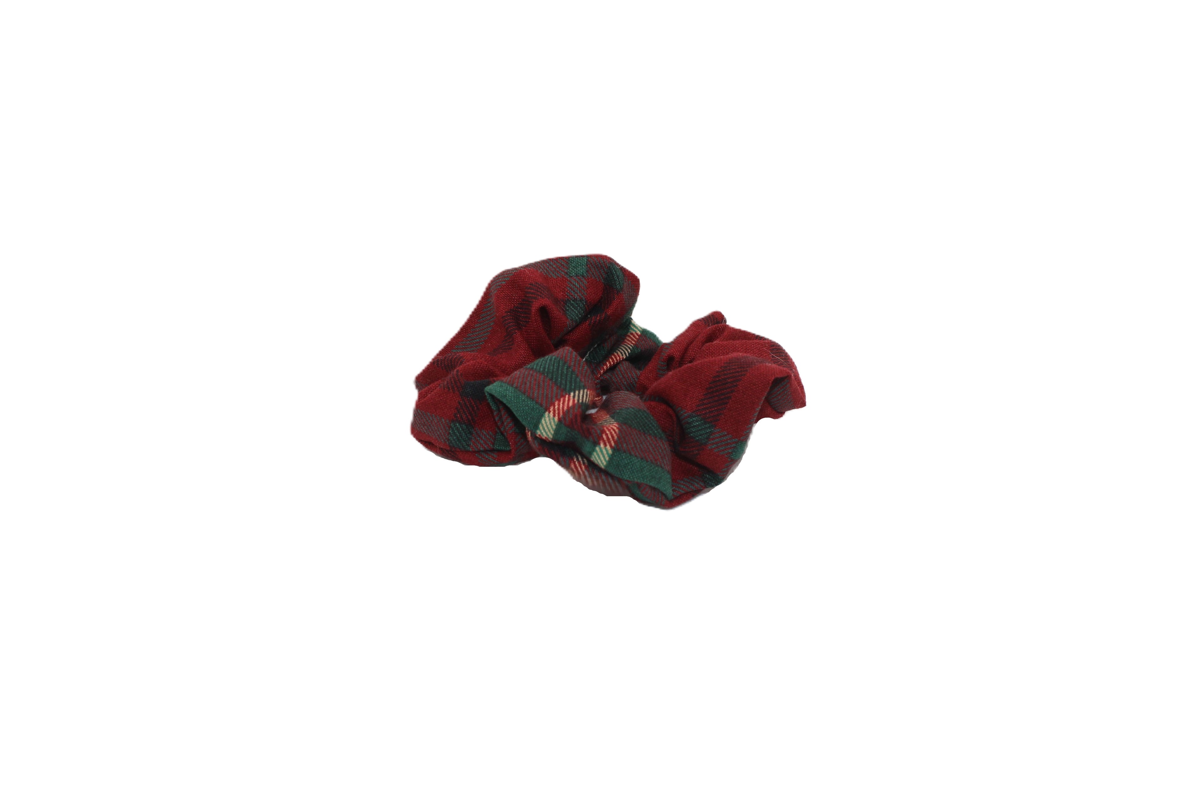 Festive Flannel Matching Hair Scrunchie