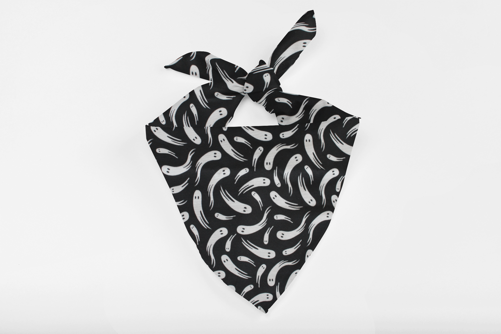 Boo – Fall Tie-On Dog Bandana