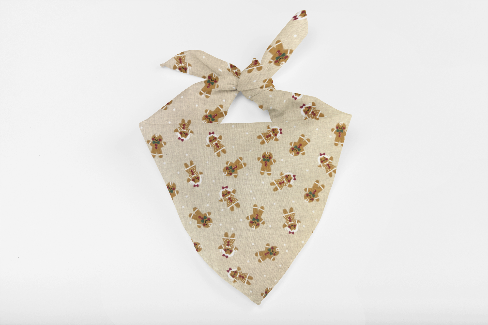 Mr. & Mrs. Ginger – Christmas Tie-On Dog Bandana
