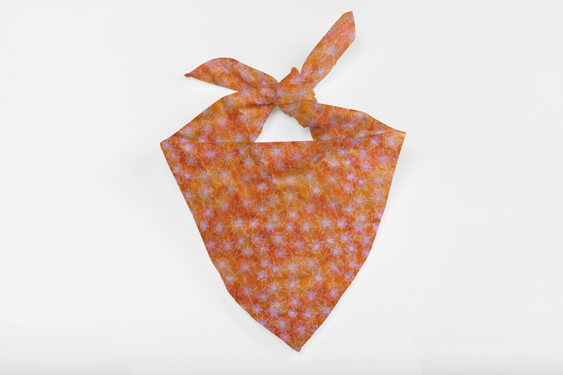 Candy Corn Web – Fall Tie-On Dog Bandana
