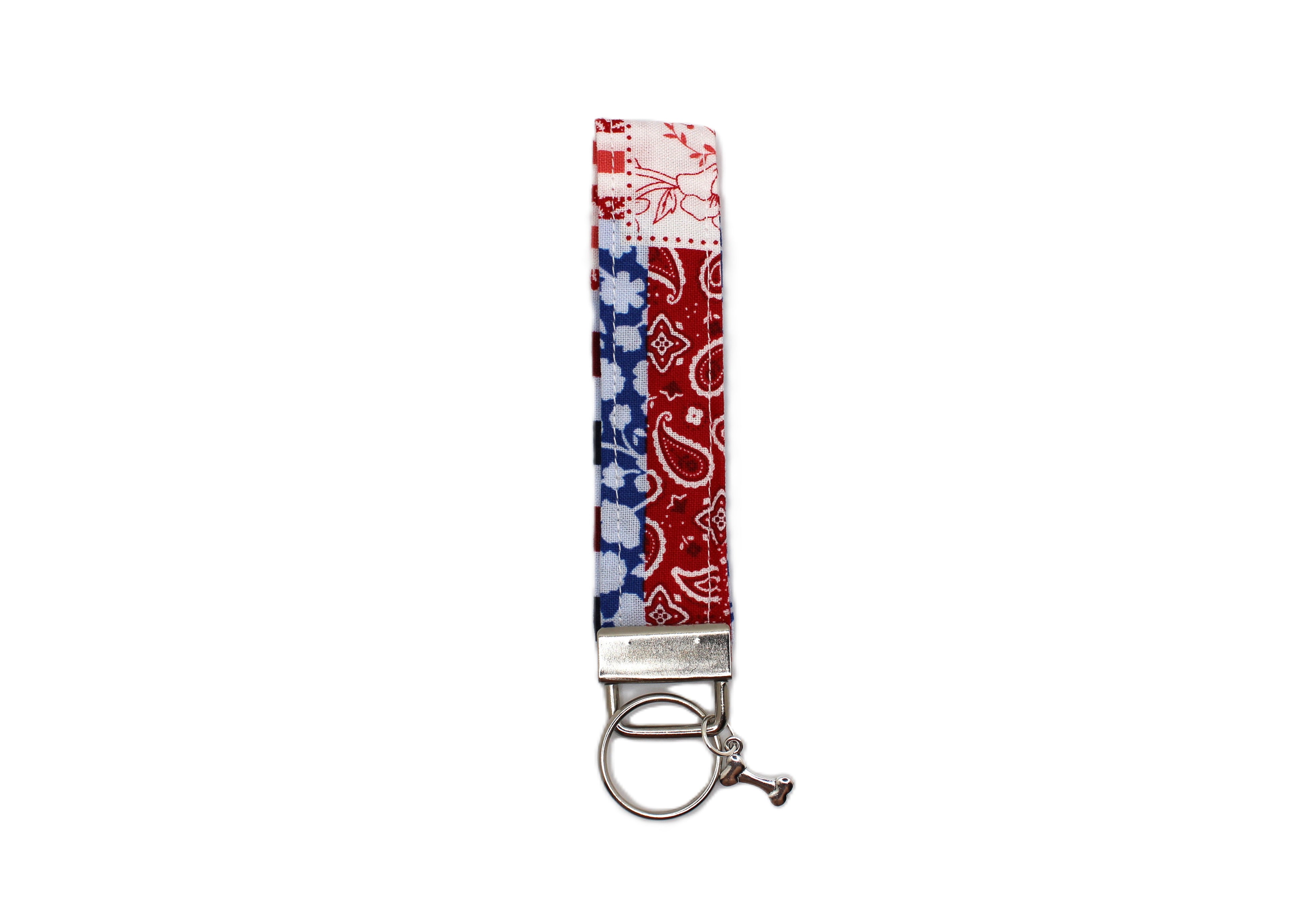 Patchwork Matching Keychain