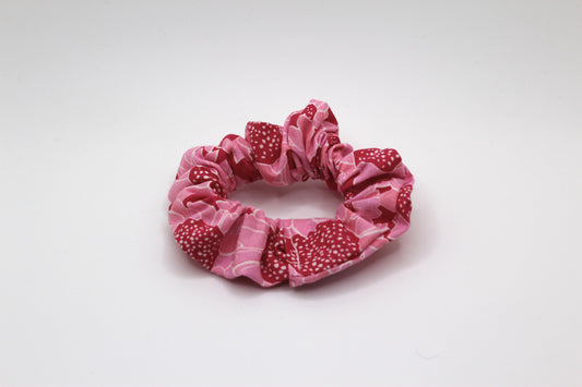 Pink Petals Hair Scrunchie