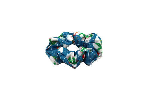 Snowman Season Matching Hair Scrunchie