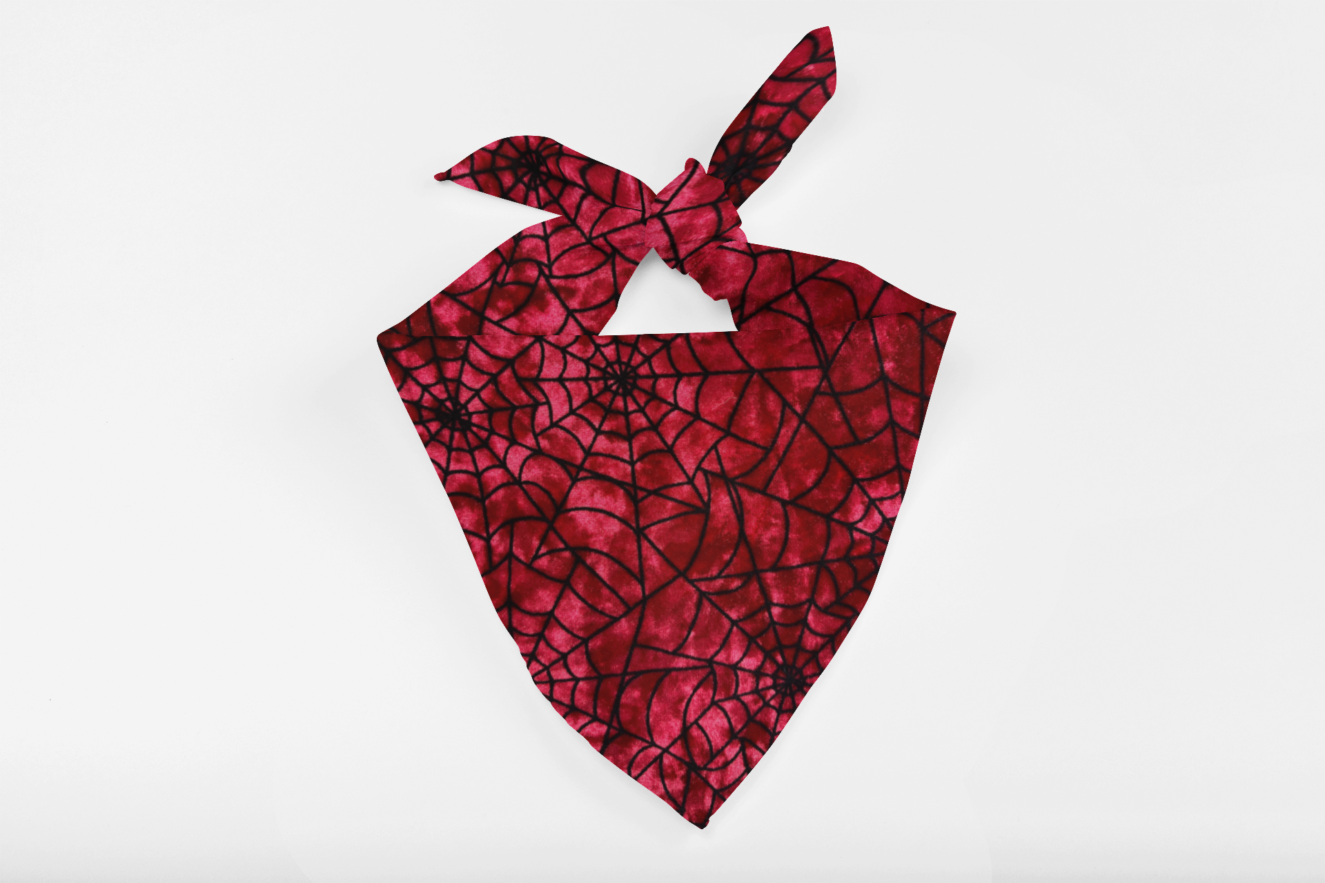 Spider-Pup – Fall Tie-On Dog Bandana