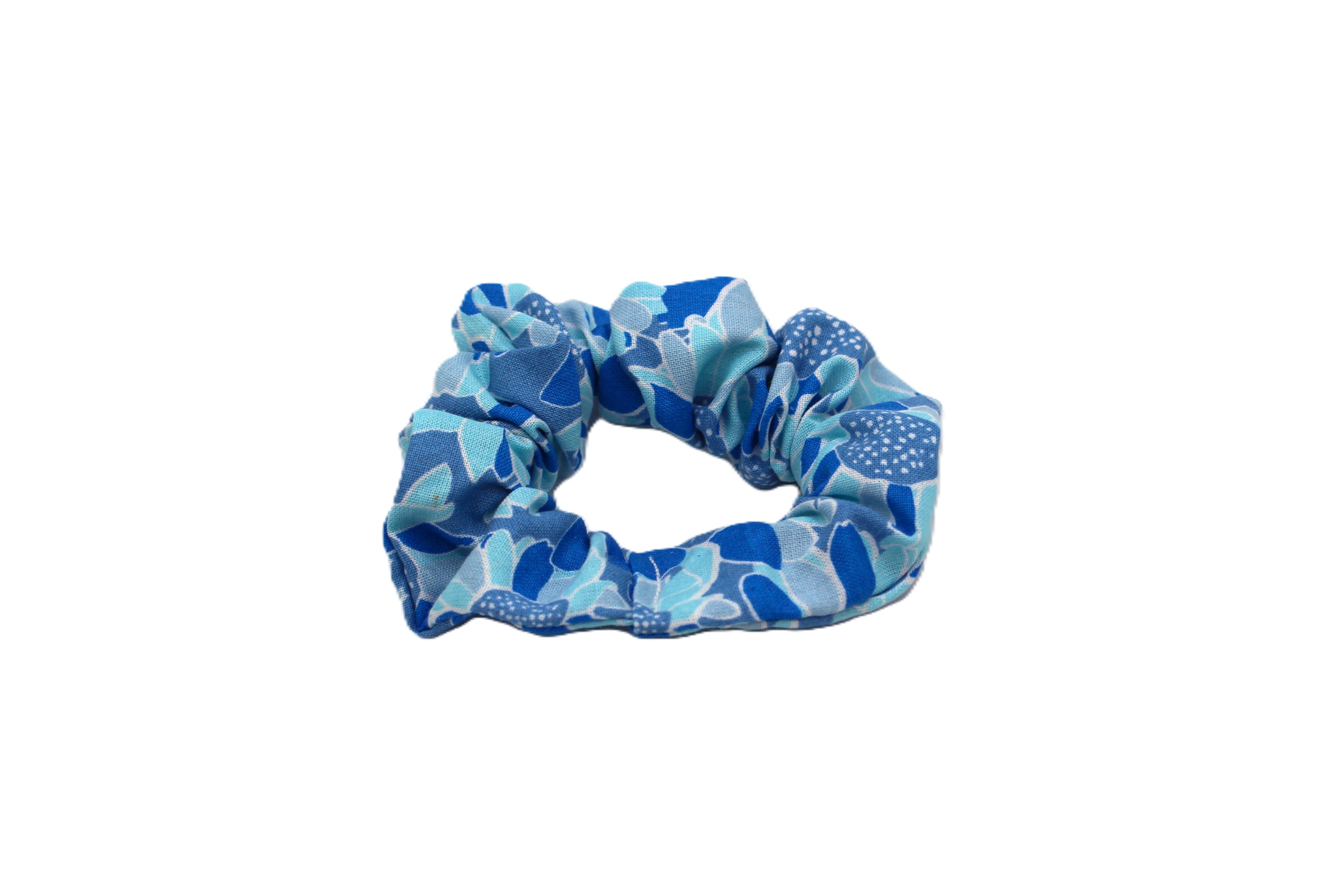 Summer Blues Matching Hair Scrunchie