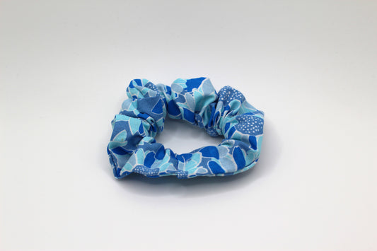 Summer Blues Hair Scrunchie