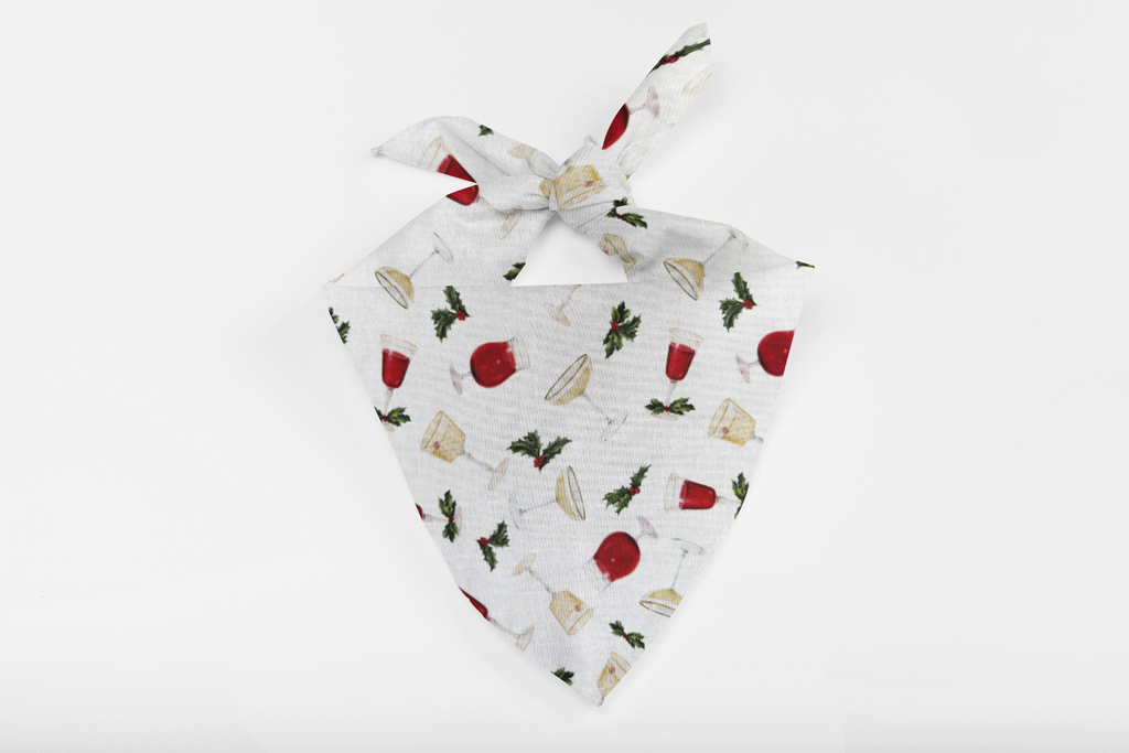 Holiday Cheer – Christmas Tie-On Dog Bandana