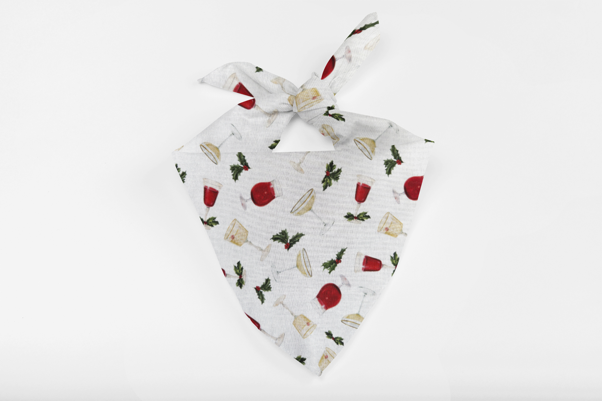 Holiday Cheer – Christmas Tie-On Dog Bandana