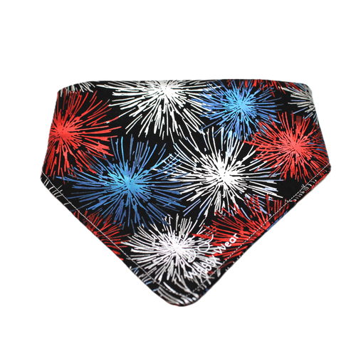 Silent Fireworks – Summer Tie-On Dog Bandana