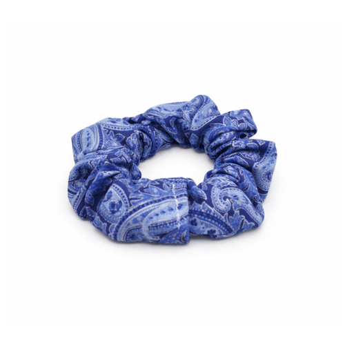 Blue Bandit Matching Hair Scrunchie