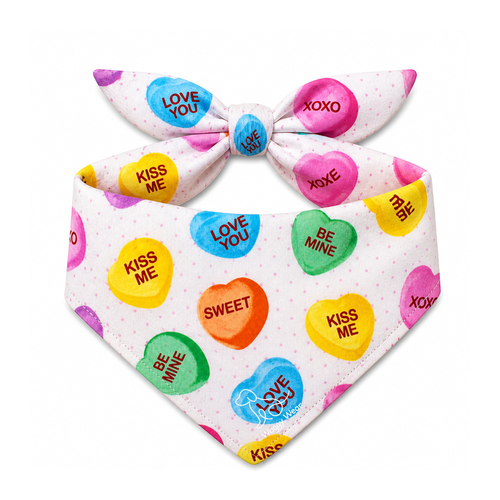 Candy Crush – Tie-On Dog Bandana