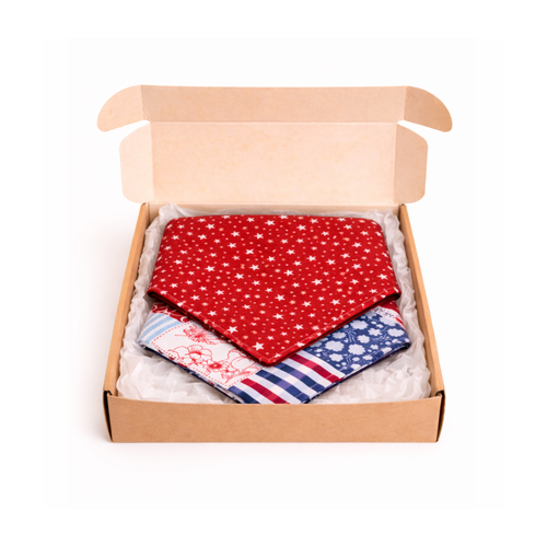 Waggy Wear Double Bandana Box