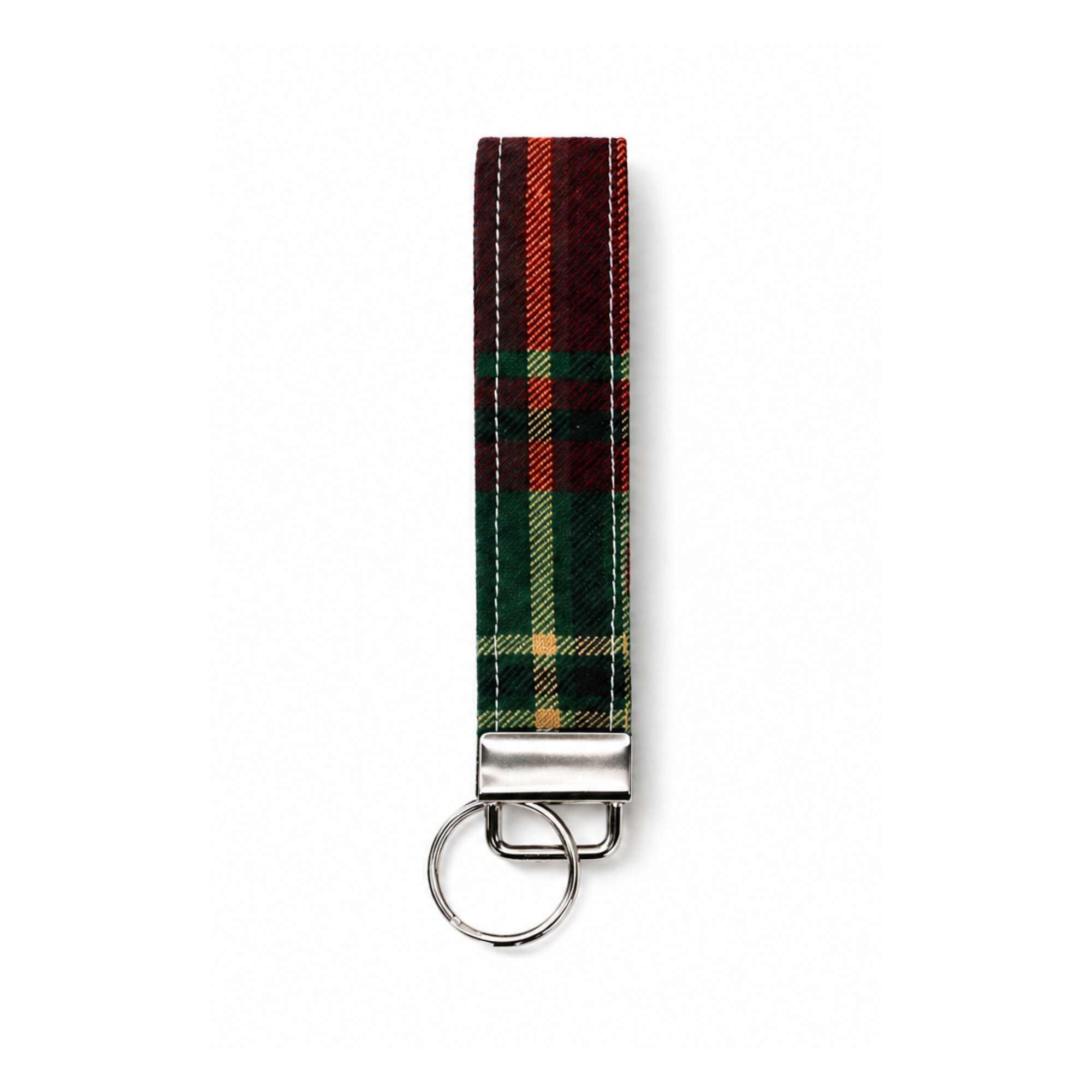 Festive Flannel Keychain