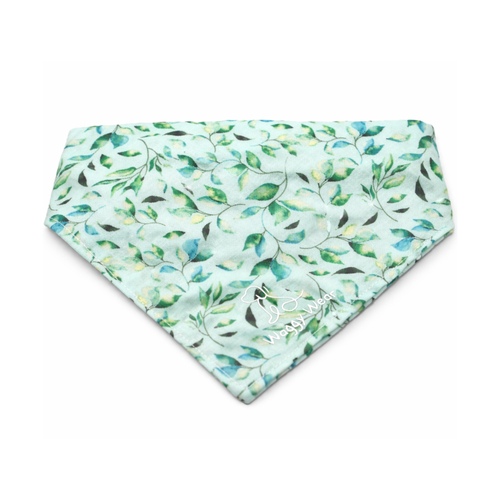 Leafy Breeze – Summer Tie-On Dog Bandana