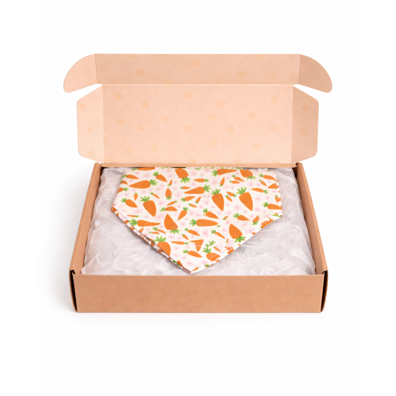 Happy dog wearing a Waggy Wear bandana