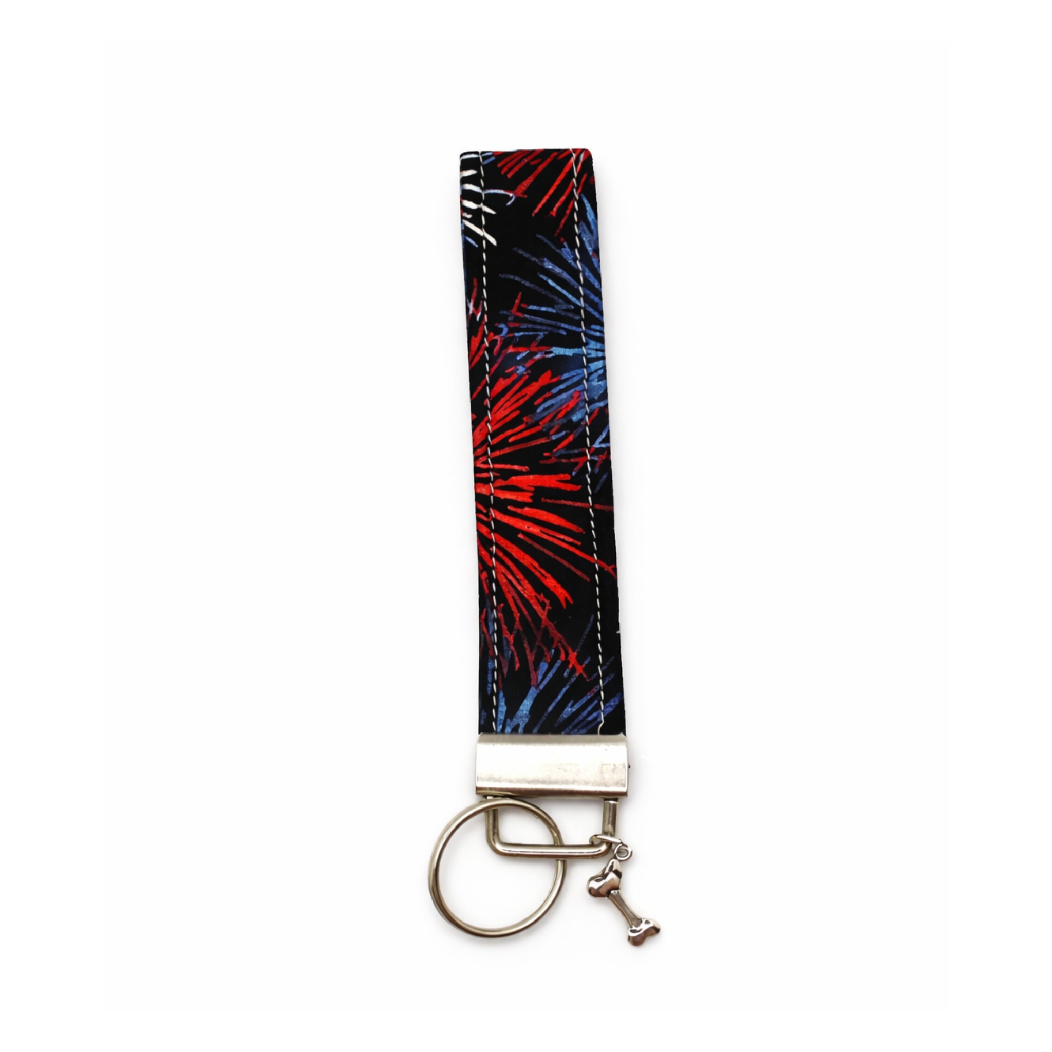 Silent Fireworks Matching Keychain
