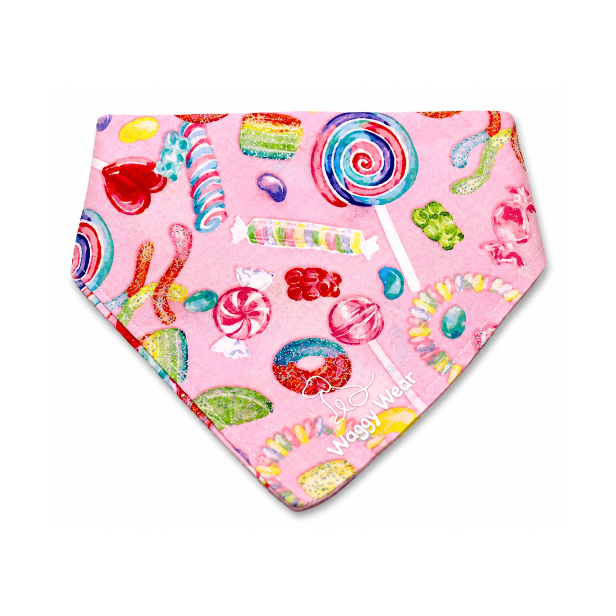 Waggy Wonka – Tie-On Dog Bandana